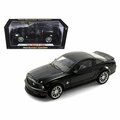 Shelby Collectibles 2008 Ford Shelby Mustang GT500KR Black 1-18 Diecast Model Car SC299